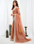 Vasthrlay Unstitched Readymade Traditional Pink Saree