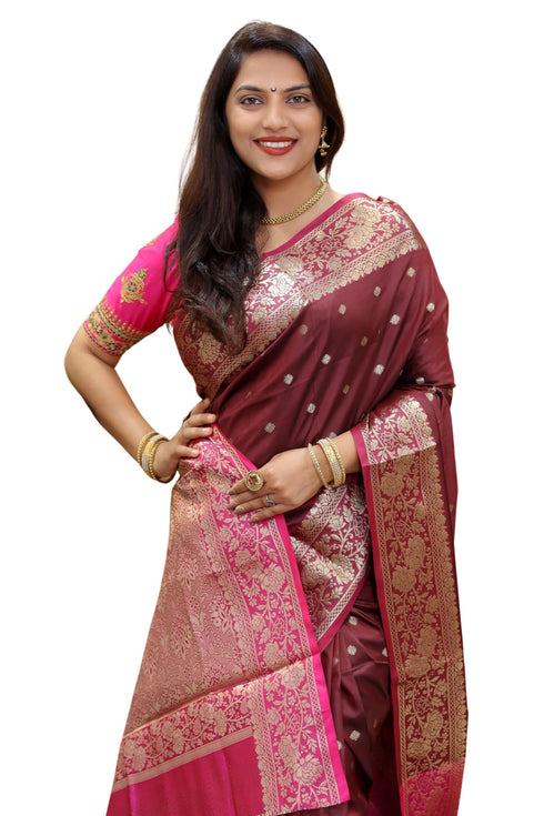 Vasthrlay Banarasi Wedding Saree