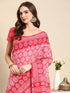 Vasthrlay Cotton Printed Mulmul Blue Saree
