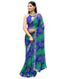 Vasthrlay Chiffon Bandhani Unstitched Green Saree