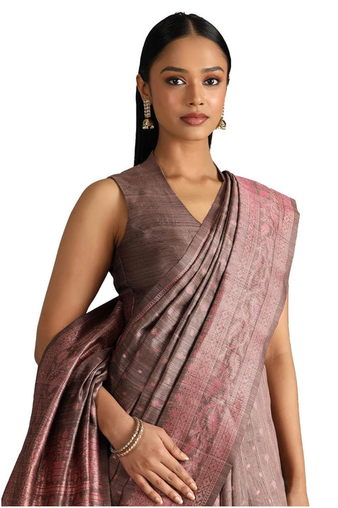 Vasthrlay Earth Tussar Design