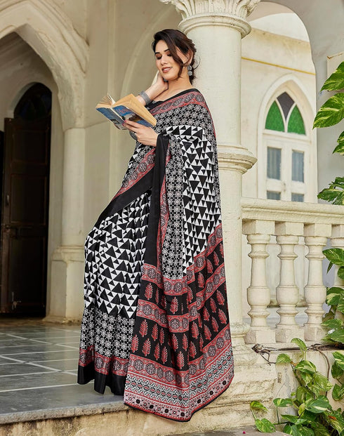 Vasthrlay Malgudi Printed Blouse Ethnic Wear