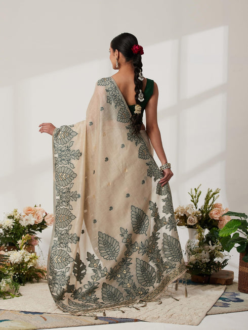 Vasthrlay Cotton Unstitched Saree