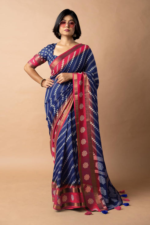 Vasthrlay Fashion Bandhani Printed Ethnic Wear