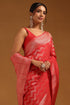 Vasthrlay Orange Georgette Woven