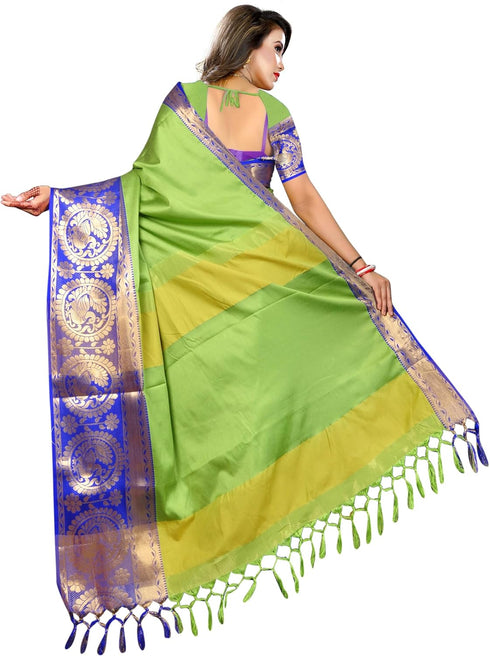 Vasthrlay Jacquard Unstiched Ethnic Wear
