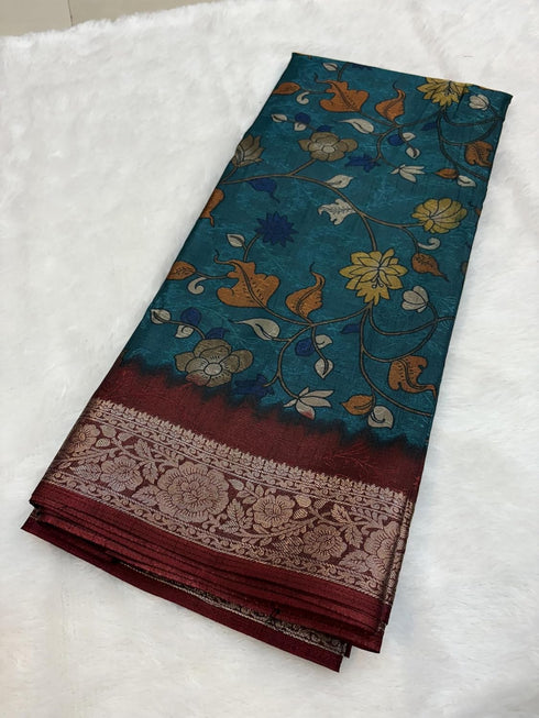 Vasthrlay Soft Saree Floral Digital Extraodinary