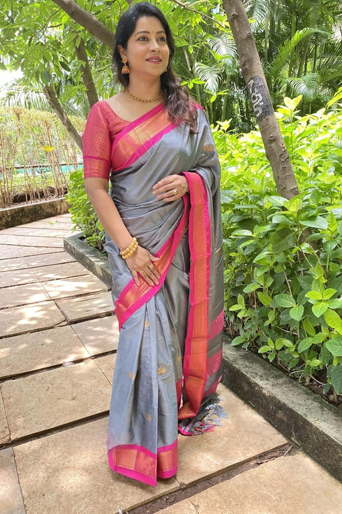 Vasthrlay Kanjivaram Lichi Blouse Ethnic Wear