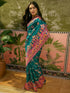 Vasthrlay Womens Weaving Unstitched Green Saree