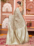 Vasthrlay Banarasi Weaving Peach Saree