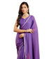 Vasthrlay Pink Border Unstitched Saree