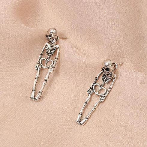 Skeleton Dangle Earrings for Women
