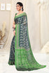 Vasthrlay Fashion Georgette Kalmkari Mehandi Ethnic Wear