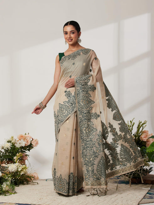 Vasthrlay Cotton Unstitched Saree