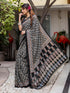Vasthrlay Womens Printed Unstitched Red Saree