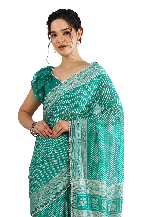 Vasthrlay Fashion Chiffon Paisley Printed Ethnic Wear