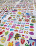 Eclet Wall Cartoon Puffy 3D PVC Cute Mix Stickers Funny for Kids On Gifts