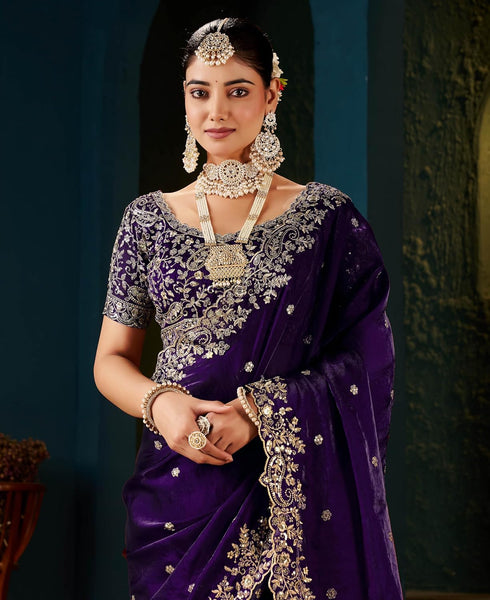 Vasthrlay Embroidered Traditional Embellished Applique Bollywood