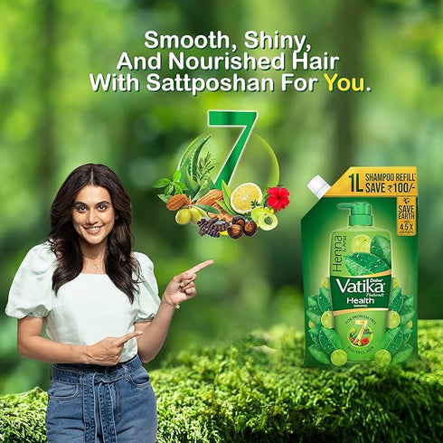 Dabur Vatika Health Shampoo with Henna Amla