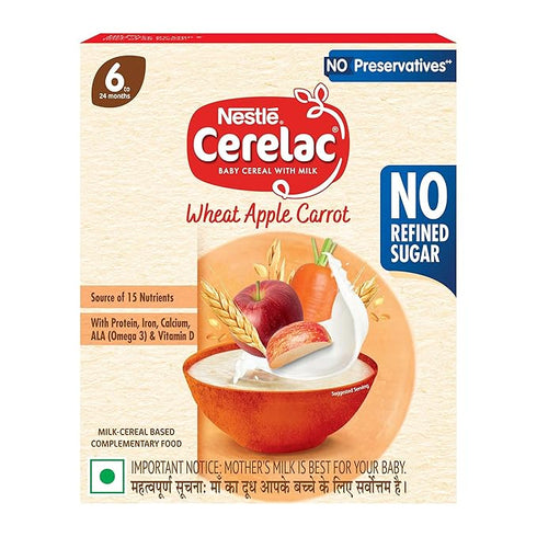CERELAC Baby Food Cereal | Wheat Apple Carrot