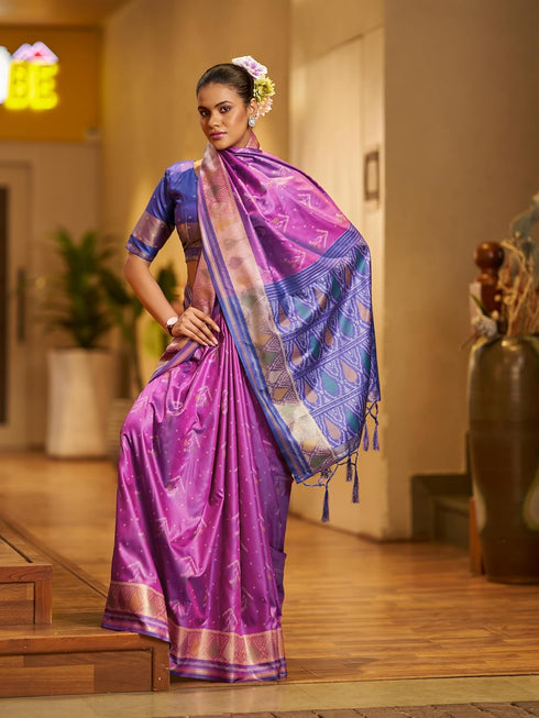 Vasthrlay Unstitched Multicolor Comfortable Friendly Saree