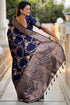 Vasthrlay Kanjivaram Blouse Purple Ethnic Wear