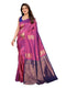 Vasthrlay Silk Unstitched Pink Dark Free Ethnic Wear