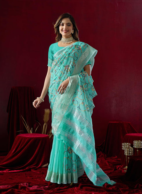 Vasthrlay Embroidery Saree