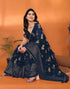 Vasthrlay Georgette Weaving Unstitched Red Saree