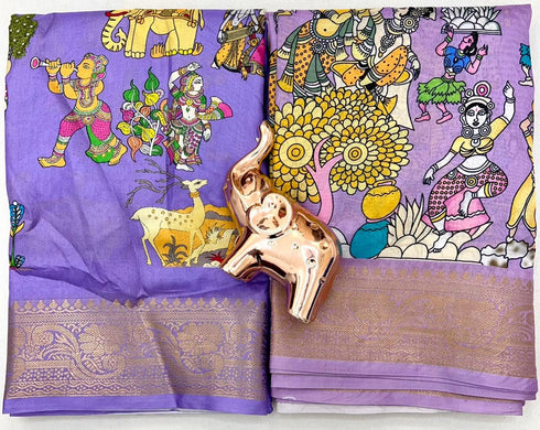 Vasthrlay Kalamkari Traditional Kanjivaram