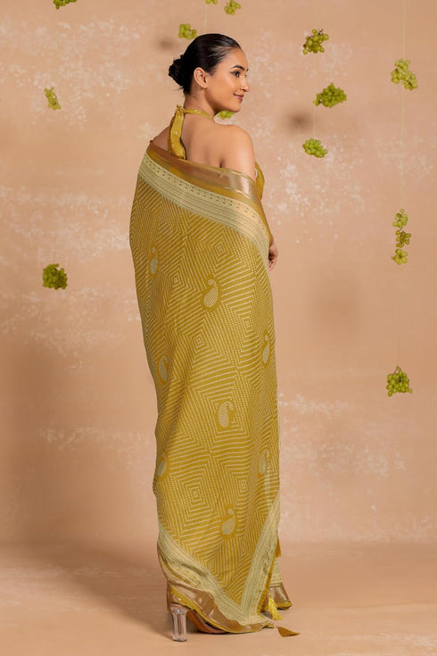 Vasthrlay Fashion Georgette Bandhani Printed Ethnic Wear