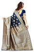 Vasthrlay Royal Blue San Pari Saree