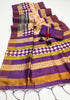 Vasthrlay Tussar Printed Conrast