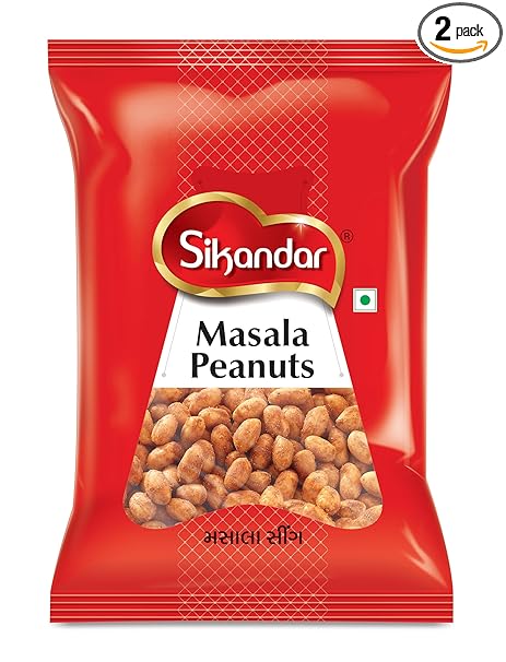 Sikandar Premium Roasted Peanuts Masala Sweet Chilli