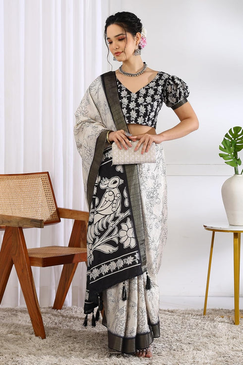 Vasthrlay Fashion Handloom Printed Ethnic Wear