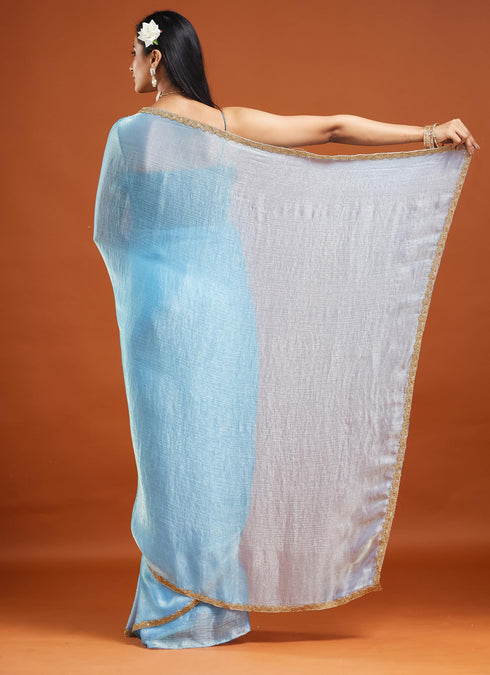 Vasthrlay Border Unstitched Saree