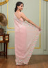 Vasthrlay Georgette Embroidery Unstitched Pink Ethnic Wear