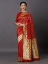 Vasthrlay Jacquard Unstitch Purple Ethnic Wear