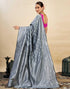 Vasthrlay Banarasi Unstitched Saree