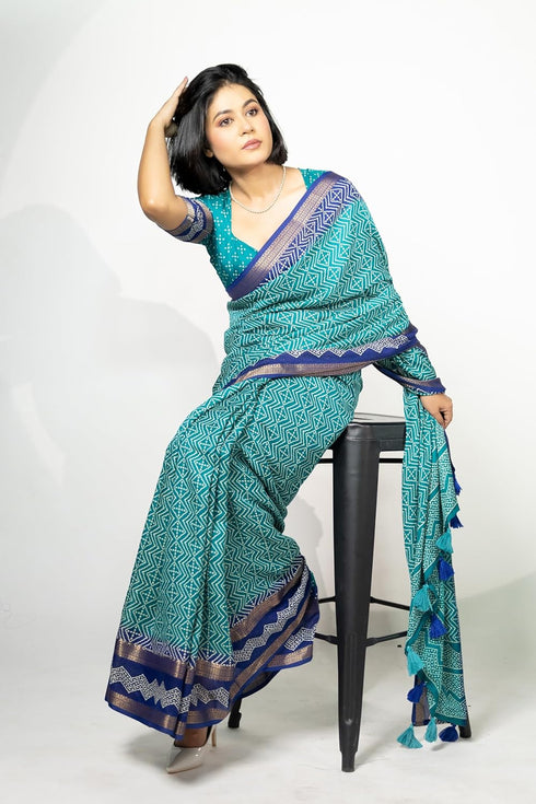 Vasthrlay Fashion Bandhani Printed Ethnic Wear