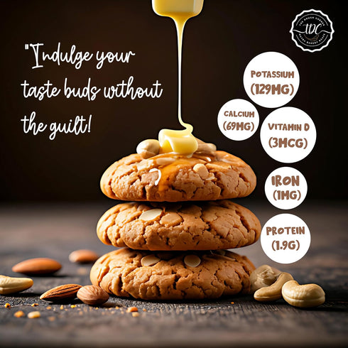 The Dough Corner Healthy Multi Millet Kaju Badam Cookies