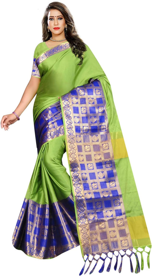 Vasthrlay Jacquard Unstiched Ethnic Wear