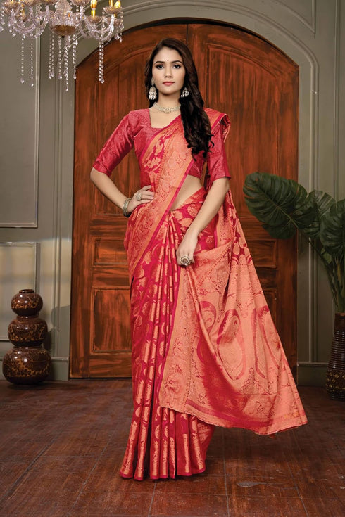 Vsathrlay Kanjivaram Banarasi Festival Wedding Ethnic Wear