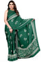 Vasthrlay Fashion Chiffon Printed Black Ethnic Wear