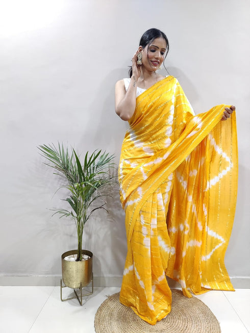 Vasthrlay Nylone Printed Unstitched Ethnic Wear