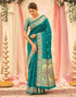 Vasthrlay Weaving Paithani Unstitched Pink Saree