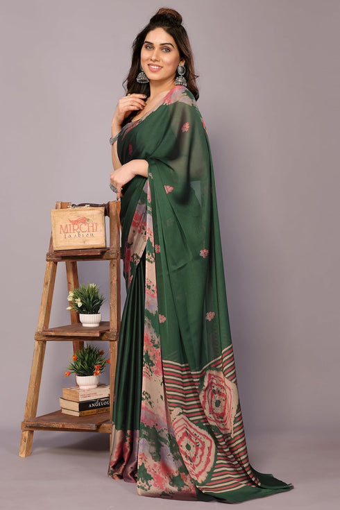 Vasthrlay Fashion Chiffon Georgette Dark Ethnic Wear
