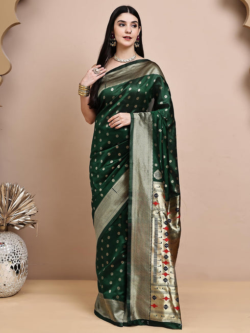 Vasthrlay Paithani Unstitched Saree