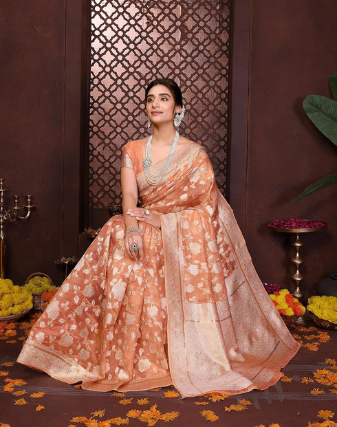 Vasthrlay Kanjivaram Banarasi Wedding Sari Az Ys Yasmin Saree