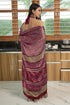 Vasthrlay Fashion Georgette Abstract Dusty Ethnic Wear